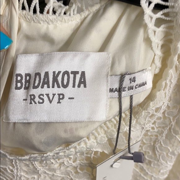 BB Dakota Ivory Cocktail Dress Size 14 - Picture 2 of 9